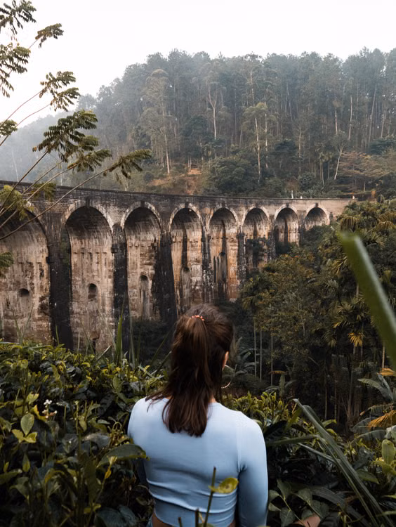 Nine Arches Bridge in Ella, Sri Lanka